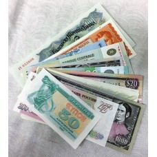 WORLD BANKNOTES . 1951 TO PRESENT . NICE SELECTION